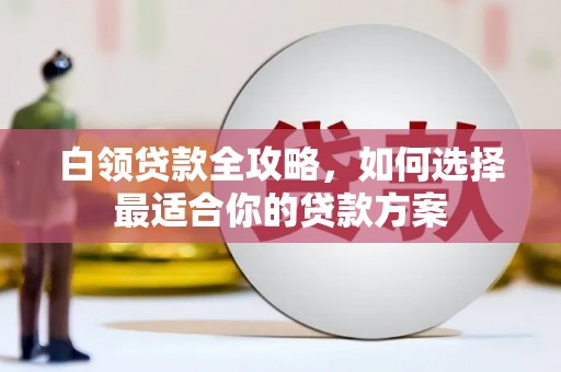 潘集白领贷款全攻略，如何选择最适合你的贷款方案