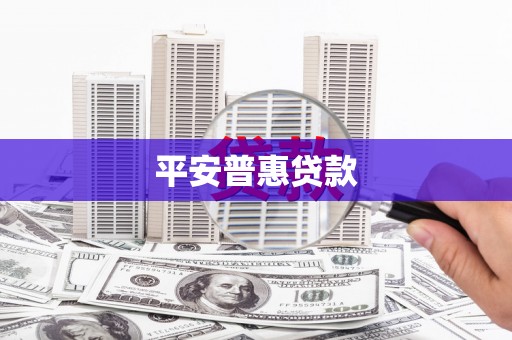 潘集平安普惠贷款